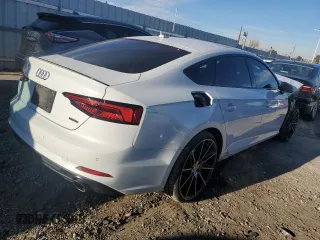 2019 Audi A5 Sportback Premium Plus with VIN WAUENCF57KA047483, listed as a Copart auction lot 76003493 with 48,528 mi miles. Bid and sale history available at carsss.com. Image 3.
