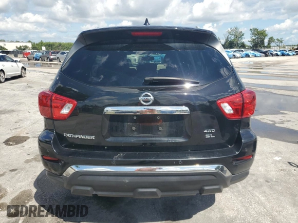 2019 Nissan Pathfinder SL z VIN 5N1DR2MM3KC612268, wystawiony jako Copart lot #56787195 z przebiegiem 138 267 mil mil oraz Nie do naprawy • Non repairable. Historia ofert i sprzedaży dostępna na DreamBid. Obrazek 6.