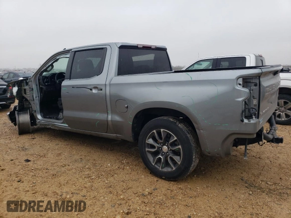 2023 Chevrolet Silverado 1500 LT with VIN 2GCPACED4P1153813, listed as a Copart auction lot 44758635 with 33,784 mi miles and Salvage Title. Bid and sale history available at DreamBid. Image 2.