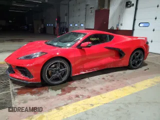 2024 Chevrolet Corvette 1LT with VIN 1G1YA2D46R5123805, listed as a Copart auction lot 44888945 with Not provided miles and Salvage title. Bid and sale history available at DreamBid. Image 1.