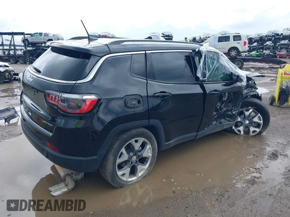 2021 Jeep Compass Limited with VIN 3C4NJDCB6MT584016, listed as a IAAI auction lot 42661401 with 68,455 mi miles and . Bid and sale history available at DreamBid. Image 4.