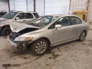 2011 Honda Civic Sdn EX-L with VIN 19XFA1F92BE000160, listed as a IAAI auction lot 41503410 with 200,556 mi miles. Bid and sale history available at carsss.com. Image 2.