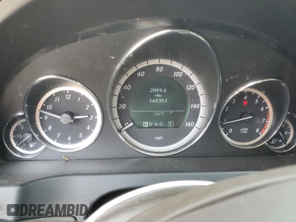 2011 Mercedes-Benz E 350 with VIN WDDKJ5GB5BF085434, listed as a Copart auction lot 55985565 with 169,351 mi miles and Salvage Title. Bid and sale history available at DreamBid. Image 9.
