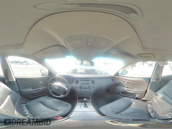 2011 Hyundai Azera GLS with VIN KMHFC4DDXBA552197, listed as a Copart auction lot 72680484 with 105,120 mi miles and Salvage title. Bid and sale history available at DreamBid. Image 12.