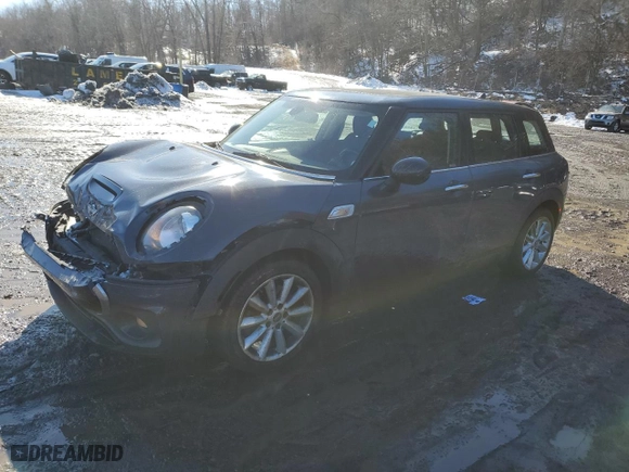 2017 MINI Clubman Cooper S with VIN WMWLN9C56H2B32240, listed as a Copart auction lot 46135195 with NaN miles and Salvage Title. Bid and sale history available at carsss.com. Image 1.