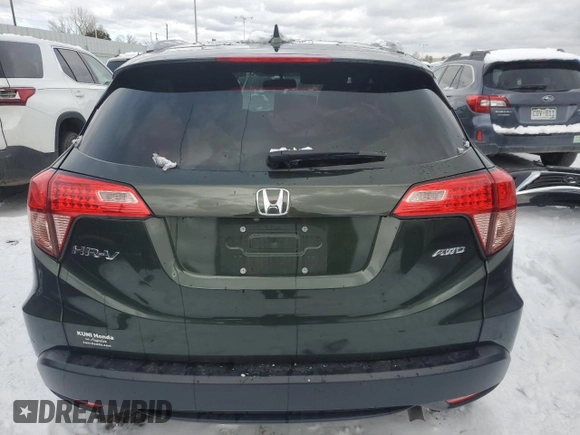 2018 Honda HR-V EX-L with VIN 3CZRU6H70JM701159, listed as a Copart auction lot 87894095 with 28,972 mi miles and Salvage Title. Bid and sale history available at carsss.com. Image 6.