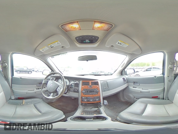 2007 Dodge Durango SLT with VIN 1D8HB48P07F536428, listed as a Copart auction lot 56940085 with 139,375 mi miles and Salvage title. Bid and sale history available at DreamBid. Image 16.