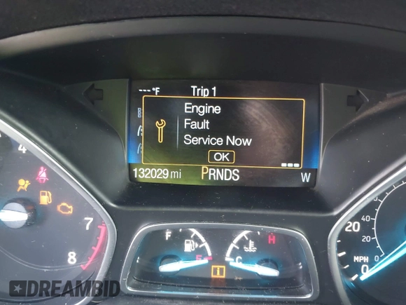 2018 Ford Escape S with VIN 1FMCU0F70JUB72329, listed as a IAAI auction lot 42016533 with 132,029 mi miles. Bid and sale history available at carsss.com. Image 15.