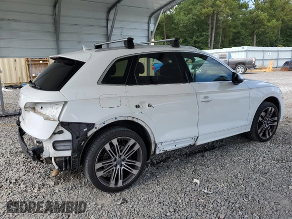 2018 Audi SQ5 Premium Plus with VIN WA1A4AFY5J2008235, listed as a Copart auction lot 69870804 with 116,610 mi miles and Salvage Title. Bid and sale history available at DreamBid. Image 3.