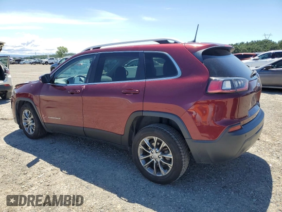 2020 Jeep Cherokee Latitude Plus z VIN 1C4PJLLB1LD605734, wystawiony jako Copart lot #56411515 z przebiegiem 91 496 mil mil oraz Szkoda całkowita • Salvage title. Historia ofert i sprzedaży dostępna na DreamBid. Obrazek 2.