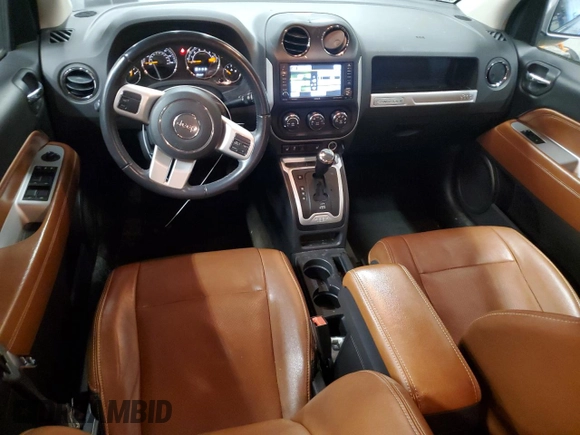 2016 Jeep Compass Latitude with VIN 1C4NJDEB9GD785500, listed as a Copart auction lot 50600975 with 86,649 mi miles and Salvage Title. Bid and sale history available at carsss.com. Image 8.