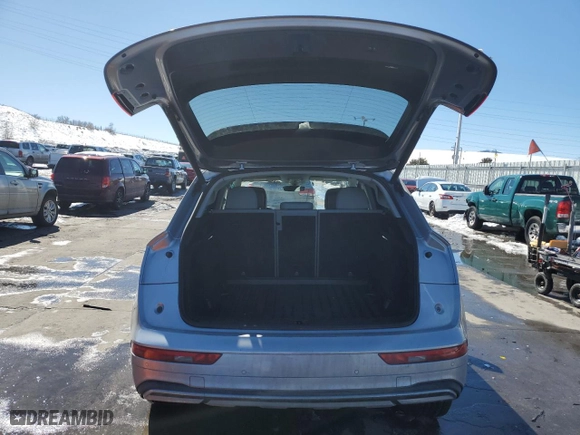 2021 Audi Q5 Premium with VIN WA1AAAFY0M2043357, listed as a Copart auction lot 46441855 with 54,039 mi miles and Salvage Title. Bid and sale history available at carsss.com. Image 6.