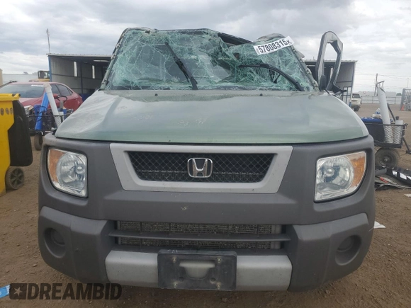 2004 Honda Element EX с VIN 5J6YH28604L011305, выставлен на аукционе Copart как лот 57808315 с пробегом 251 197 миль миль и На запчасти • Non repairable. История ставок и продаж доступна на DreamBid. Изображение 5.