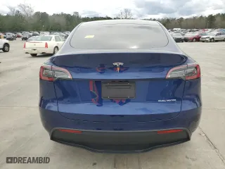 2023 Tesla Model Y Long Range with VIN 7SAYGDEE2PA096705, listed as a Copart auction lot 47790545 with 9,195 mi miles and Salvage Title. Bid and sale history available at carsss.com. Image 6.