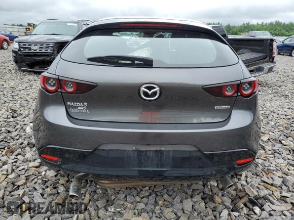 2019 Mazda 3 with VIN JM1BPBJMXK1142158, listed as a Copart auction lot 59874944 with 60,256 mi miles and Salvage title. Bid and sale history available at DreamBid. Image 6.