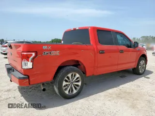 2017 Ford F-150 XL with VIN 1FTEW1CP5HKE11218, listed as a Copart auction lot 56834715 with 91,278 mi miles and Clean title. Bid and sale history available at DreamBid. Image 3.