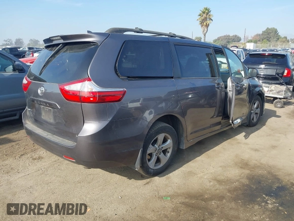 2019 Toyota Sienna LE Auto Access Seat with VIN 5TDKZ3DC4KS987948, listed as a IAAI auction lot 41225296 with 104,189 mi miles and . Bid and sale history available at DreamBid. Image 4.
