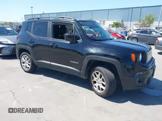 2018 Jeep Renegade Latitude with VIN ZACCJBBB2JPH44585, listed as a IAAI auction lot 42392971 with 64,185 mi miles and . Bid and sale history available at DreamBid. Image 1.
