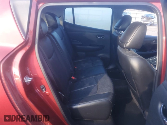 2015 Nissan LEAF SV with VIN 1N4AZ0CP3FC325967, listed as a Copart auction lot 70502122 with 30,502 mi miles. Bid and sale history available at carsss.com. Image 10.