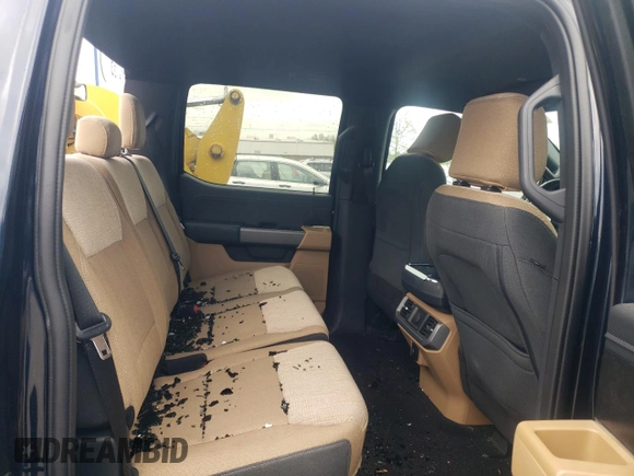 2022 Ford F-150 XL with VIN 1FTFW1E89NKE42820, listed as a Copart auction lot 52447775 with Not Provided miles and Salvage Title. Bid and sale history available at DreamBid. Image 10.