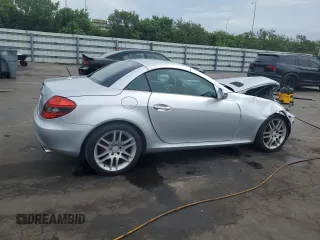2009 Mercedes-Benz SLK 280 with VIN WDBWK54F89F192082, listed as a Copart auction lot 63422345 with 51,969 mi miles and Salvage title. Bid and sale history available at DreamBid. Image 3.