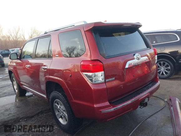 2013 Toyota 4Runner SR5 with VIN JTEBU5JR0D5114396, listed as a IAAI auction lot 41784162 with 283,068 mi miles and . Bid and sale history available at DreamBid. Image 3.