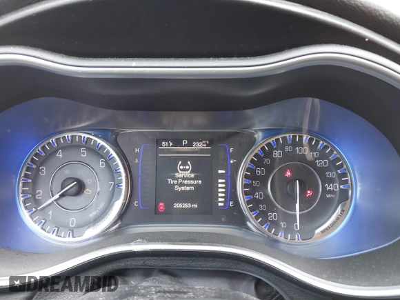 2015 Chrysler 200 Limited with VIN 1C3CCCAB6FN741128, listed as a IAAI auction lot 41933248 with 205,253 mi miles. Bid and sale history available at carsss.com. Image 7.