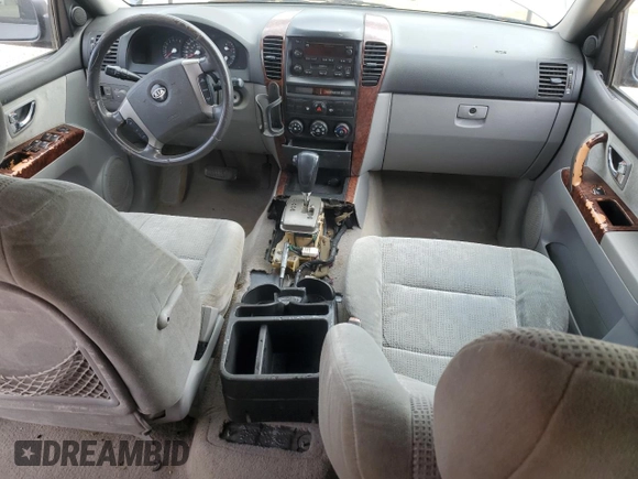 2005 Kia Sorento LX with VIN KNDJD733055403932, listed as a Copart auction lot 47476185 with 212,573 mi miles and Salvage Title. Bid and sale history available at carsss.com. Image 8.