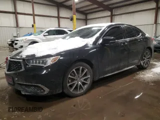 2018 Acura TLX Technology z VIN 19UUB3F55JA005742, wystawiony jako Copart lot #88812285 z przebiegiem Nie podano mil oraz Szkoda całkowita • Salvage title. Historia ofert i sprzedaży dostępna na DreamBid. Obrazek 1.