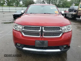 2011 Dodge Durango Citadel with VIN 1D4SE5GT3BC695425, listed as a Copart auction lot 57605535 with 186,998 mi miles and Salvage title. Bid and sale history available at DreamBid. Image 5.