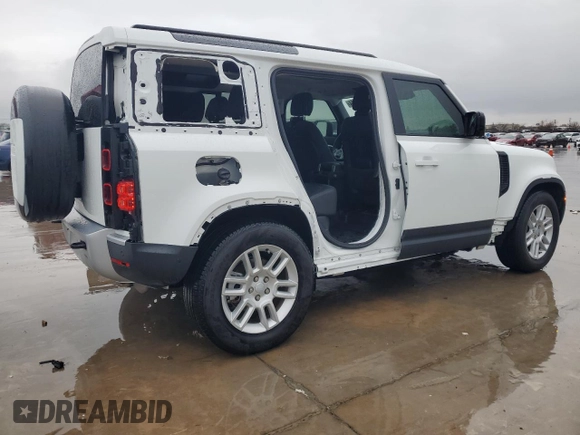 2024 Land Rover Defender S with VIN SALEJ7EX7R2290040, listed as a Copart auction lot 86346544 with 10,145 mi miles and Non repairable. Bid and sale history available at DreamBid. Image 3.