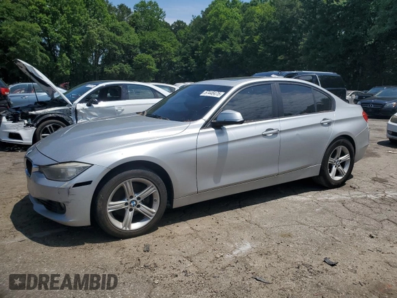 2015 BMW 3 Series 328i with VIN WBA3A5G51FNS88757, listed as a Copart auction lot 57448475 with 183,586 mi miles and Clean title. Bid and sale history available at DreamBid. Image 1.