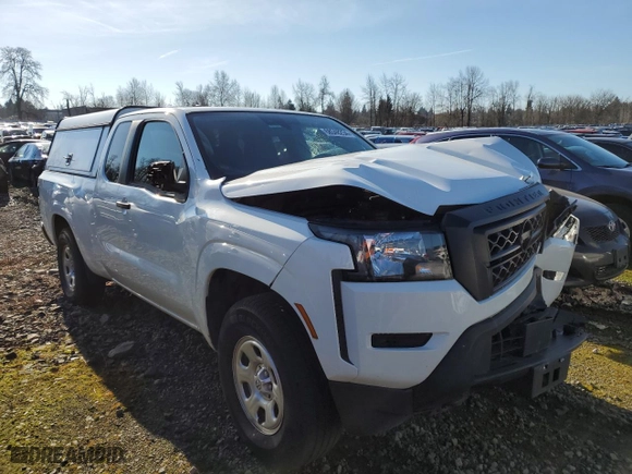2022 Nissan Frontier S with VIN 1N6ED1CM9NN658423, listed as a Copart auction lot 68548234 with 33,229 mi miles and Salvage Title. Bid and sale history available at carsss.com. Image 4.