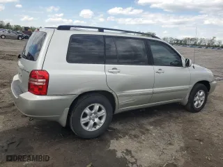 2003 Toyota Highlander with VIN JTEGF21A330091748, listed as a Copart auction lot 53158075 with 176,134 mi miles and Salvage Title. Bid and sale history available at carsss.com. Image 3.