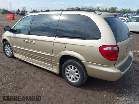 2001 Chrysler Town & Country LXi with VIN 2C8GP54L81R374793, listed as a IAAI auction lot 42150259 with 134,591 mi miles and . Bid and sale history available at DreamBid. Image 3.