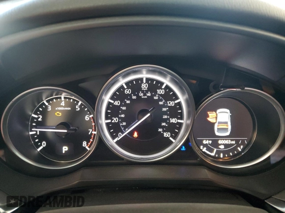 2021 Mazda 6 Carbon Edition with VIN JM1GL1WY9M1605756, listed as a Copart auction lot 46778355 with 60,063 mi miles and Salvage Title. Bid and sale history available at DreamBid. Image 9.