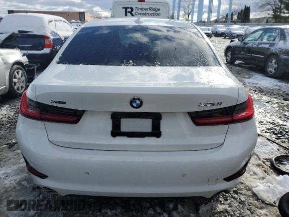 2022 BMW 3 Series 330i xDrive with VIN 3MW5R7J02N8C63913, listed as a Copart auction lot 85760924 with 0 mi miles and Salvage Title. Bid and sale history available at carsss.com. Image 6.