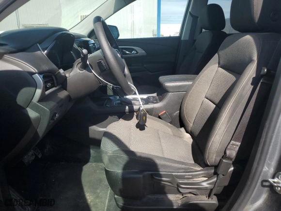2018 Chevrolet Traverse LS with VIN 1GNERFKW6JJ110988, listed as a Copart auction lot 48523955 with 62,211 mi miles and Salvage Title. Bid and sale history available at carsss.com. Image 7.