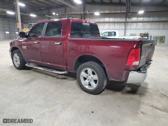 2017 Ram 1500 Big Horn with VIN 1C6RR7LG3HS667327, listed as a Copart auction lot 43693235 with 105,381 mi miles and Salvage Title. Bid and sale history available at carsss.com. Image 2.