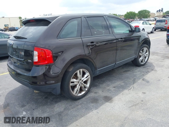 2013 Ford Edge SEL with VIN 2FMDK3JC4DBE23444, listed as a IAAI auction lot 41865897 with 169,894 mi miles. Bid and sale history available at carsss.com. Image 4.