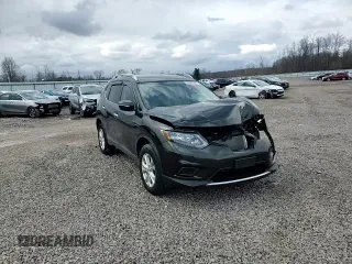 2015 Nissan Rogue SV with VIN KNMAT2MVXFP535768, listed as a Copart auction lot 53031005 with 124,767 mi miles and Salvage Title. Bid and sale history available at carsss.com. Image 12.