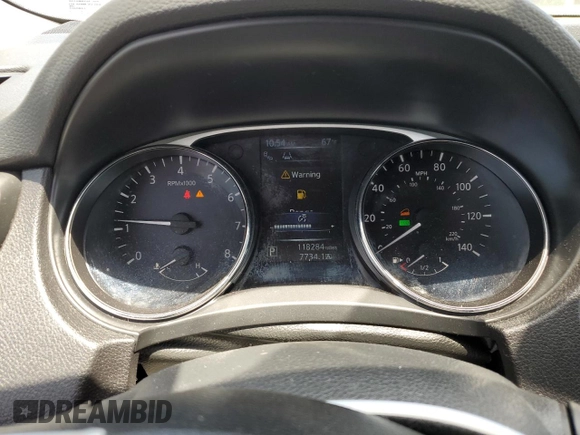 2015 Nissan Rogue SL with VIN 5N1AT2MV9FC807665, listed as a Copart auction lot 56639874 with 118,284 mi miles and Salvage Title. Bid and sale history available at DreamBid. Image 9.