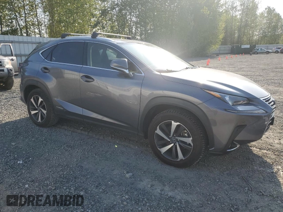 2021 Lexus NX 300h with VIN JTJGJRDZ1M2152515, listed as a Copart auction lot 52012185 with Not provided miles and Clean title. Bid and sale history available at DreamBid. Image 4.