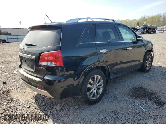 2012 Kia Sorento SX with VIN 5XYKWDA24CG231819, listed as a Copart auction lot 54662245 with 186,149 mi miles and Clean Title. Bid and sale history available at carsss.com. Image 3.