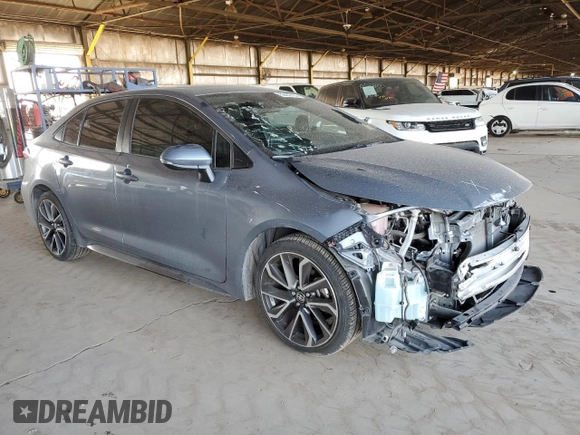 2020 Toyota Corolla XSE with VIN JTDT4RCE0LJ023547, listed as a Copart auction lot 52449155 with 42,248 mi miles and Salvage Title. Bid and sale history available at carsss.com. Image 4.