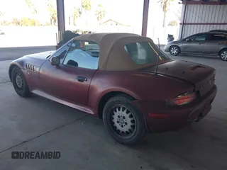 2000 BMW Z3 2.8L with VIN 4USCH3343YLF43193, listed as a IAAI auction lot 41367365 with 157,032 mi miles. Bid and sale history available at carsss.com. Image 3.