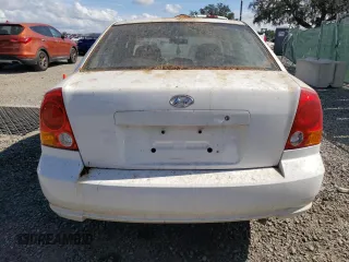2005 Hyundai Accent GLS with VIN KMHCG45C55U664731, listed as a Copart auction lot 80205574 with 170,335 mi miles and Salvage Title. Bid and sale history available at carsss.com. Image 6.