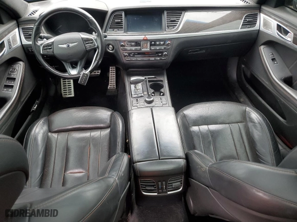2018 Genesis G80 3.3T Sport with VIN KMHGN4JB2JU253107, listed as a Copart auction lot 51640875 with 0 mi miles and Clean Title. Bid and sale history available at carsss.com. Image 8.