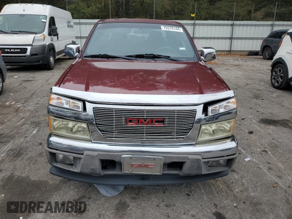 2009 GMC Canyon SLE2 with VIN 1GTCS13E098140505, listed as a Copart auction lot 79378144 with 270,019 mi miles and Salvage Title. Bid and sale history available at carsss.com. Image 5.