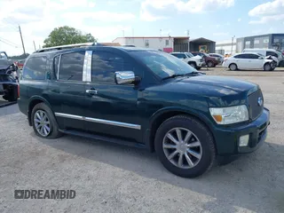 2008 Infiniti QX56 with VIN 5N3AA08D98N908053, listed as a IAAI auction lot 41915120 with 195,652 mi miles. Bid and sale history available at carsss.com. Image 13.